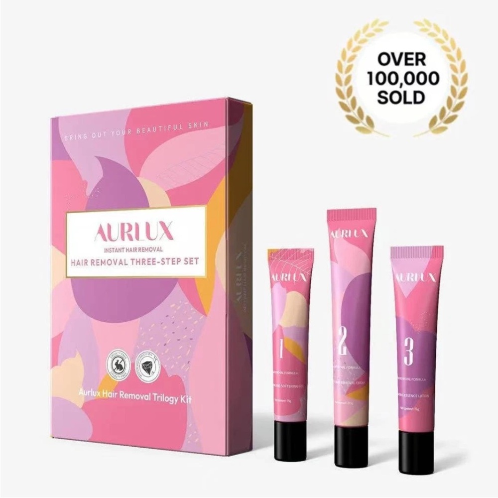 Aurlux Hair Removal Three-Step Set Kit